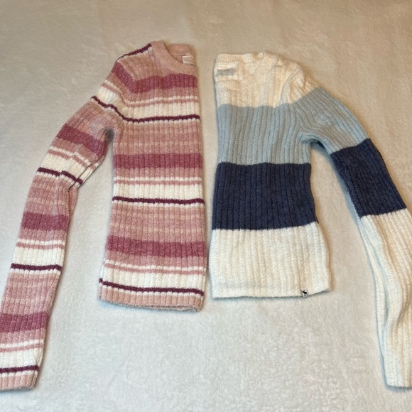 Abercrombie Kids Buttery Soft Striped Sweaters 9/10 - Picture 2 of 10